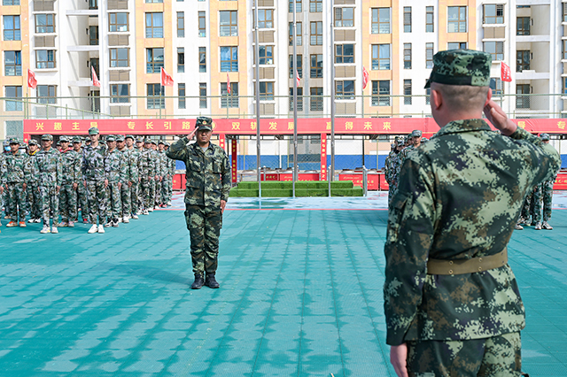 三教三训暨军训汇报表演12